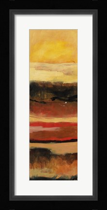 Framed Sunset I Print