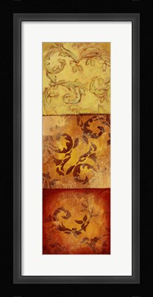 Framed Paisley Panel II Print