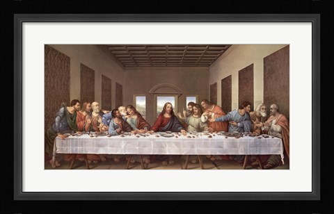 Framed Last Supper Print
