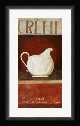 Framed Creme Print