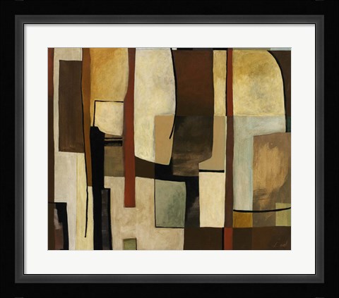 Framed Brown And Soft I Print