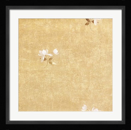 Framed Plain Cream Print