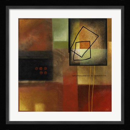 Framed Warm Reflections II Print