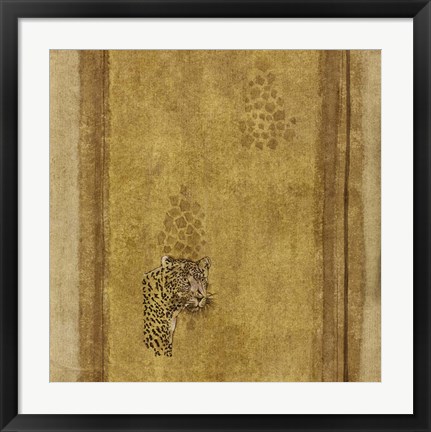 Framed Leopard Print