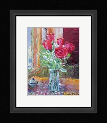Framed Roses 3 Print