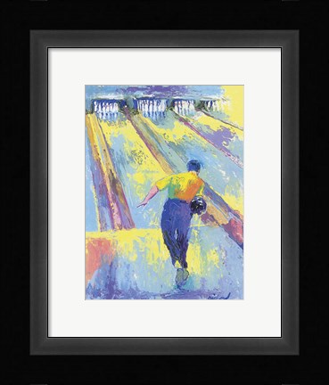 Framed Bowling Print