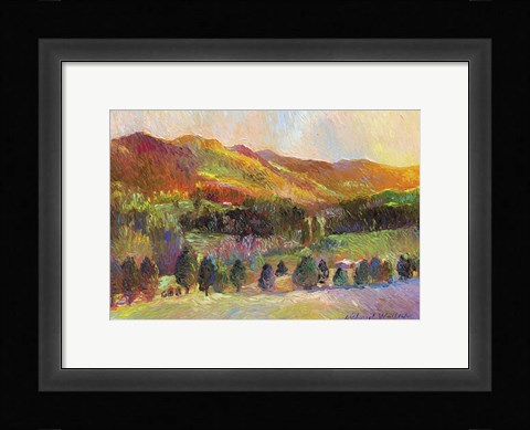 Framed Colorado Sunset Print