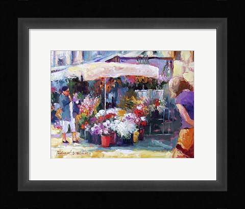 Framed Flowers Print