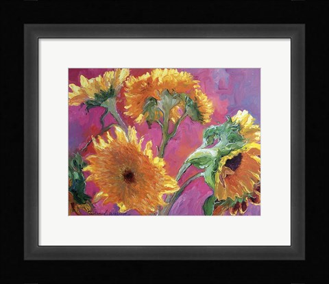 Framed Sunflower Print