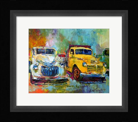 Framed Yellow Truck Print