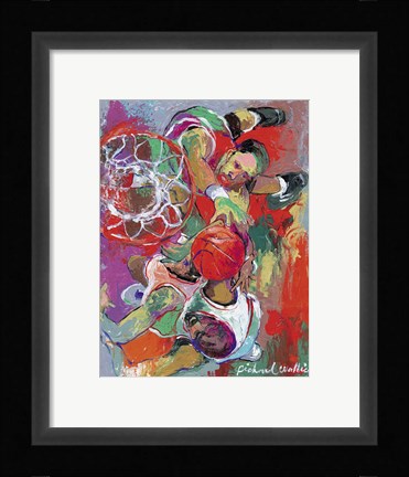 Framed Basketball Print