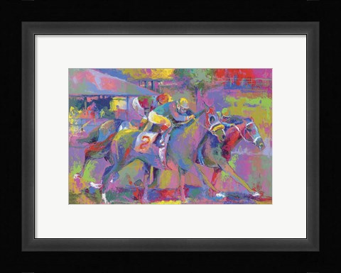 Framed Horse Race 1 Print