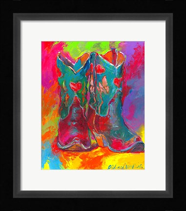 Framed Boots Print