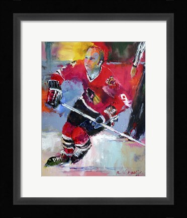 Framed Bobby Hull Print