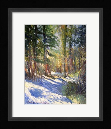Framed Snow Print