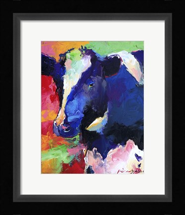 Framed Cow 1 Print