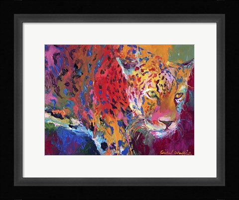 Framed Leopard 1 Print