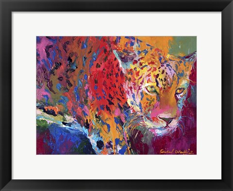 Framed Leopard 1 Print