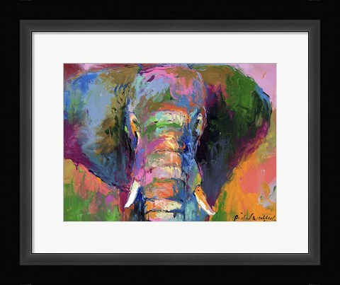 Framed Elephant 2 Print