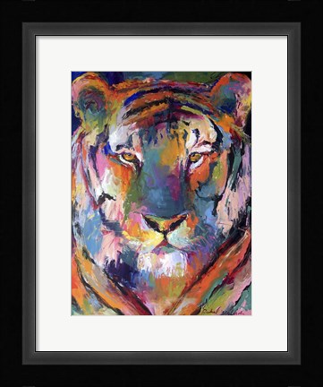 Framed Tiger 1 Print