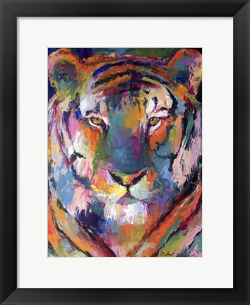 Framed Tiger 1 Print