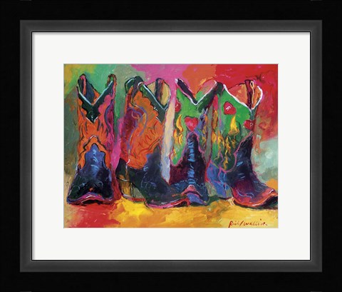 Framed Boots 1 Print
