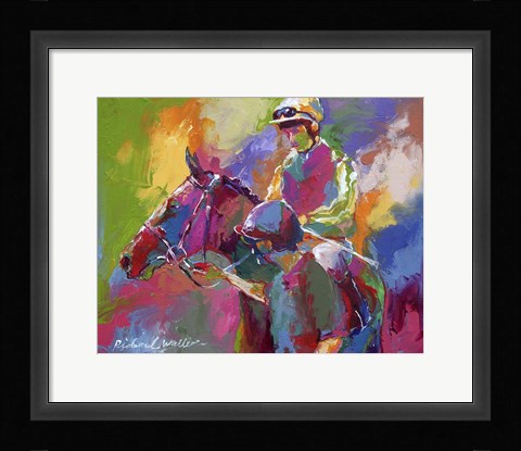 Framed Jockeys Print