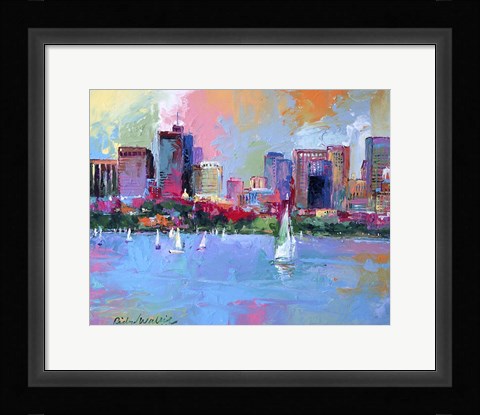 Framed Boston 3 Print