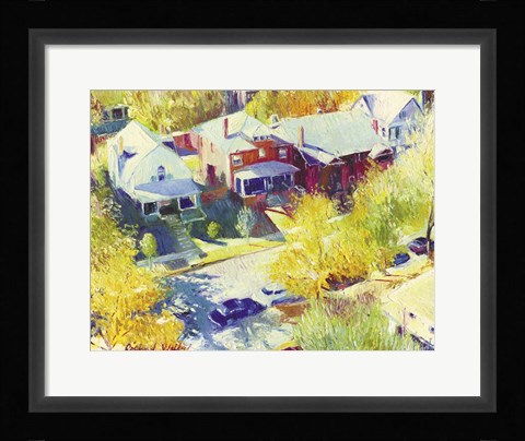 Framed Downing Street Print