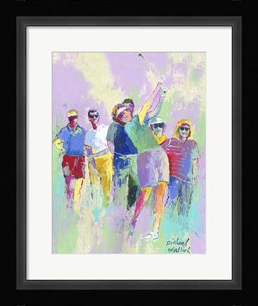 Framed Women's Golf Print