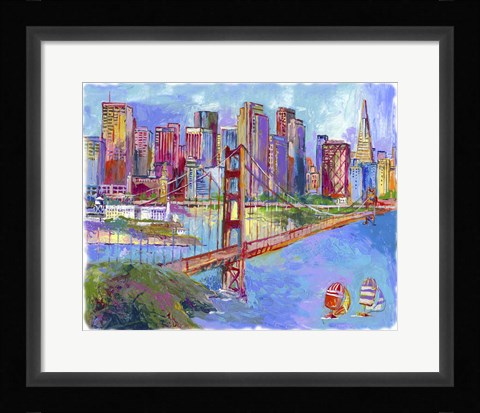 Framed San Fran 1 Print
