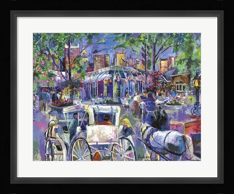 Framed Tavern On The Green 2 Print