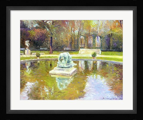 Framed Rodin Museum Print