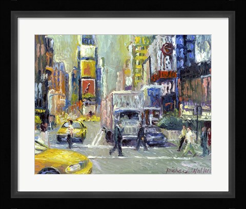 Framed Times Square Print