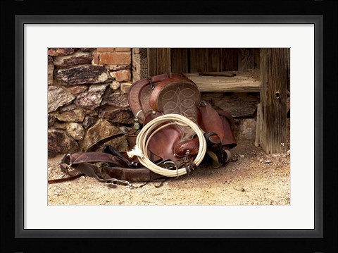 Framed Head Wrangelrs Saddle Print