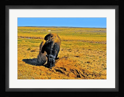 Framed Saturated Sand Print