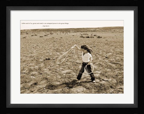 Framed Untapped Print