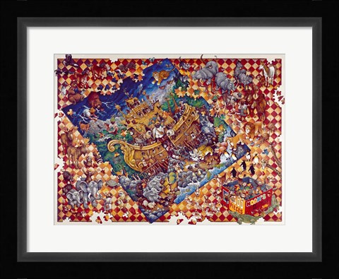 Framed Noah's Puzzlement Print