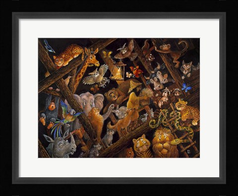 Framed Stormy Night Print