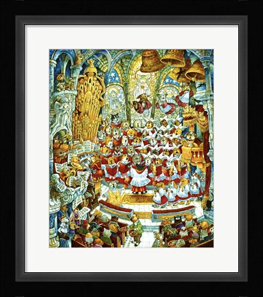 Framed Howl-A-Lujah Print