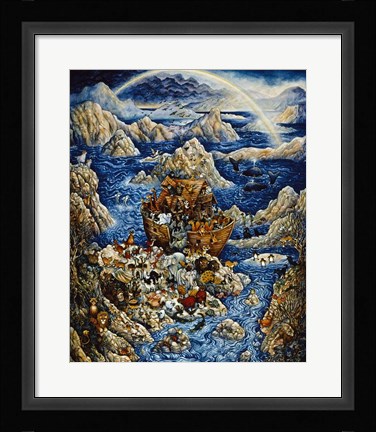 Framed Blue Ark Print