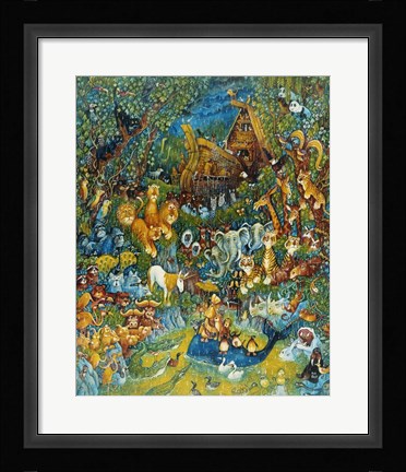 Framed Noah And The Last Unicorn Print