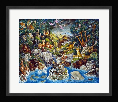 Framed Noah's Quandary Print