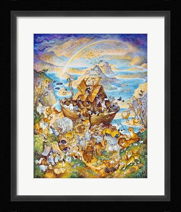 Framed Rainbow Ark Print