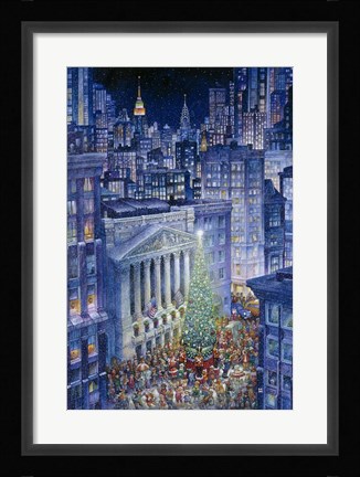 Framed Christmas In The City Print