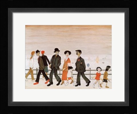Framed On the Promenade Print