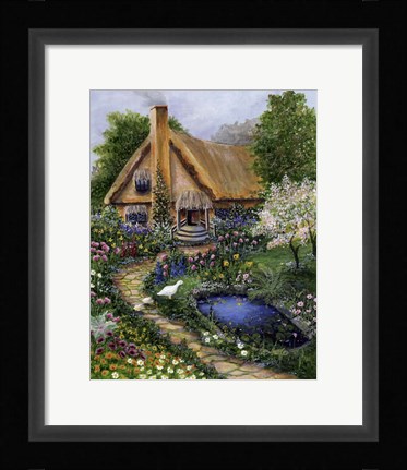 Framed Best Old Cottage Print
