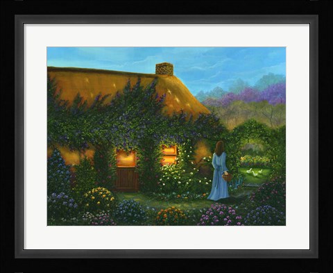 Framed Irish Cottage Print