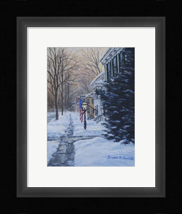 Framed Woodstock Dawn Print