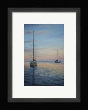 Framed Restful Sails Print